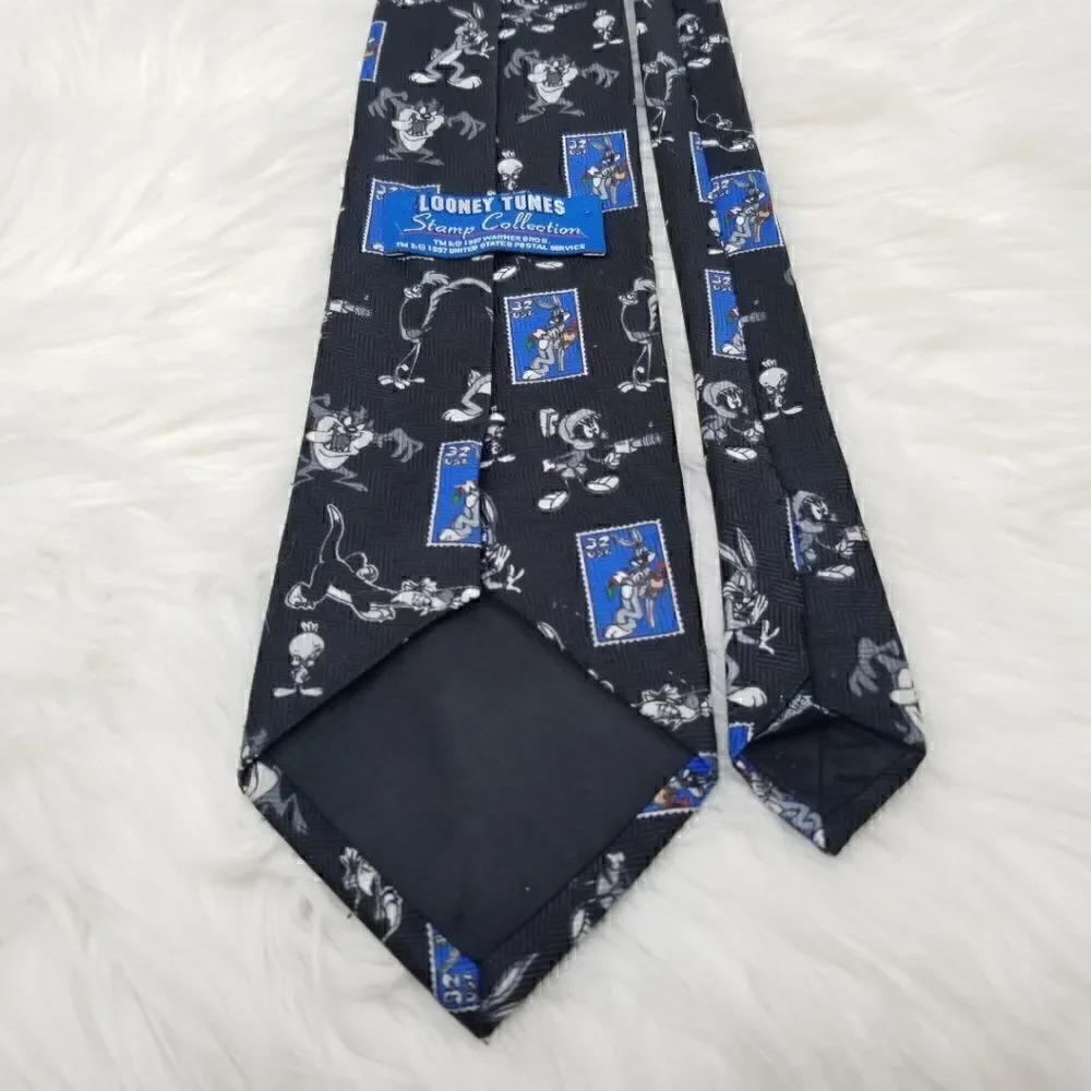Looney Tunes Stamp Collection Neck Tie